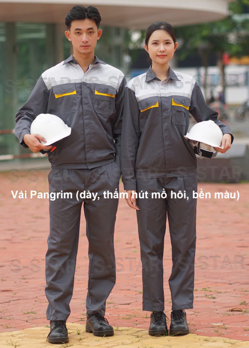 Quần áo BHLĐ vải pangrim cao cấp  Quần áo BHLĐ vải pangrim cao cấp