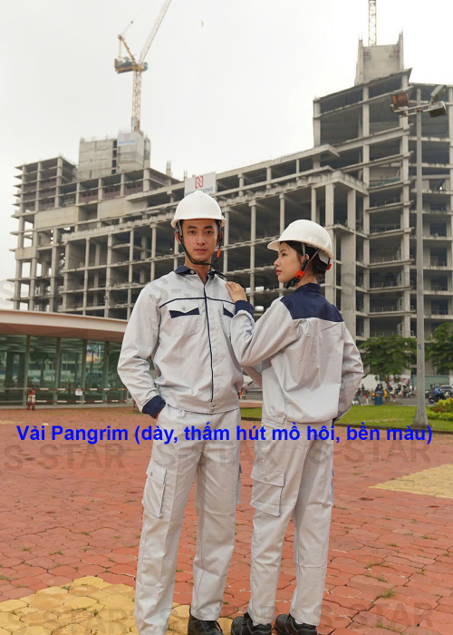 Quần áo BHLĐ vải pangrim cao cấp s3 Quần áo BHLĐ vải pangrim cao cấp s3